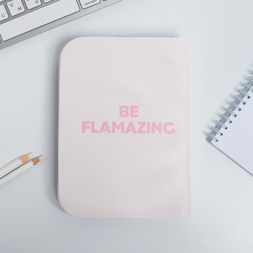 Подарочный набор новогодний, обложка на паспорт, и ежедневник антистресс, Flamingo winter party