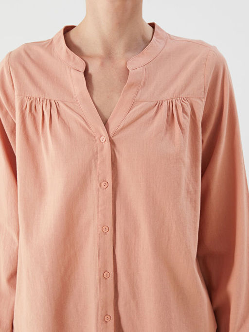 Ka??k Yaka Oversize Bluz