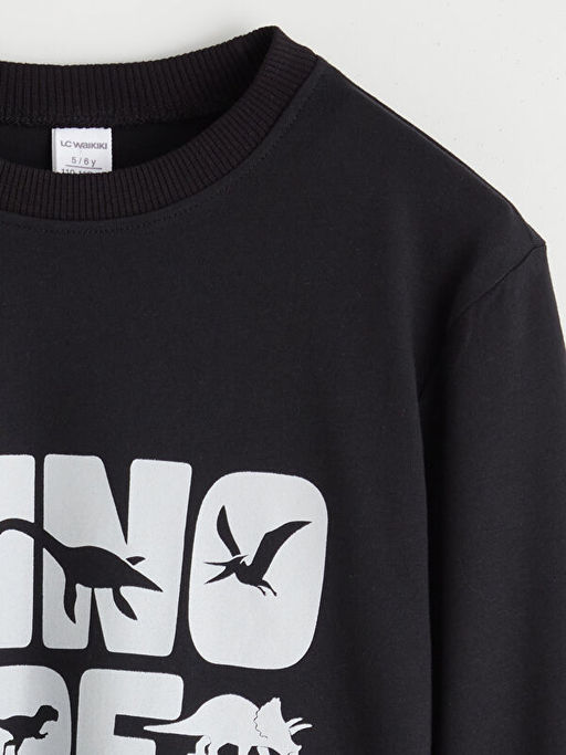 Dinozor Bask?l? Erkek ?ocuk Ti??rt