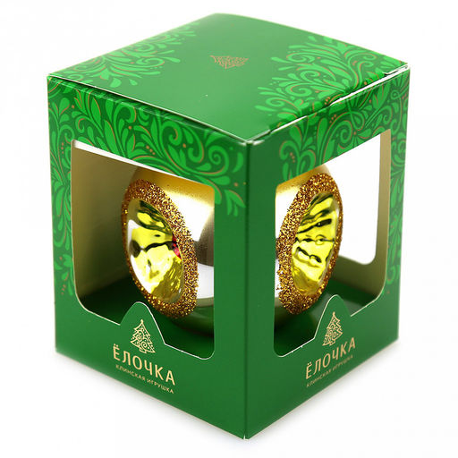 Елочная игрушка шар стеклянная Фонарики д8,5см, ручная художественная роспись, цвета микс, подарочная упаковка (Россия) - Домашняя Мода фото 7