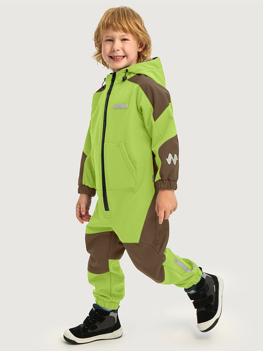 Комбинезон 8л15126 лайм/кофе