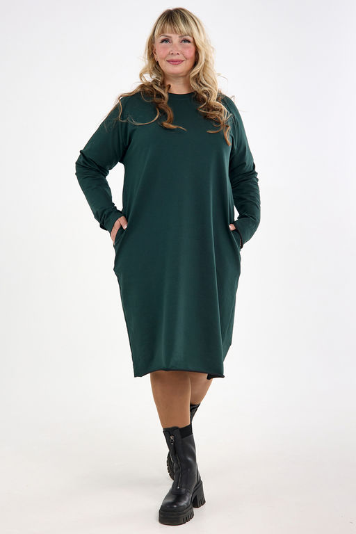 Платье футер-реглан