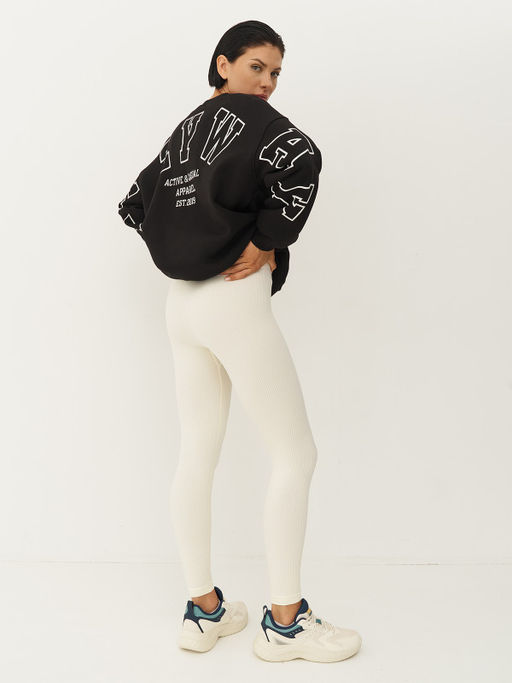 Утепленный свитшот ACTIVE CASUAL оверсайз силуэта - Eazyway фото 5