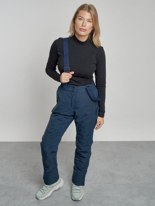 Горнолыжный костюм женский зимний темно-синего цвета 03320TS - Chunmai фото 13