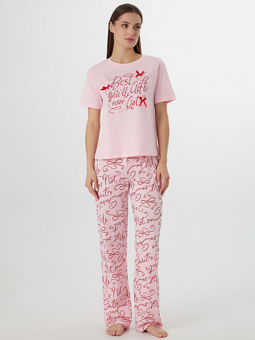 Комплект домашний женский с узором