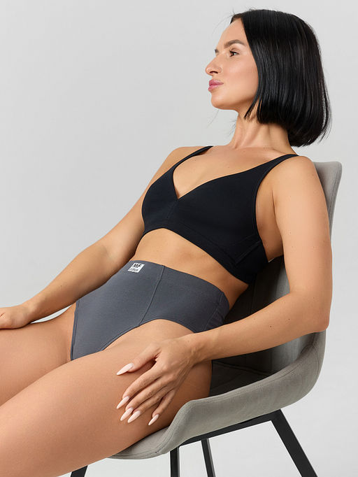 Цена за 2 штуки! Трусы макси женские серые - Mark formelle фото 2