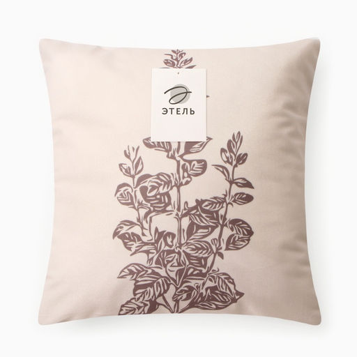 Чехол на подушку 3 шт. Этель Botanic, 40?40 см, велюр
