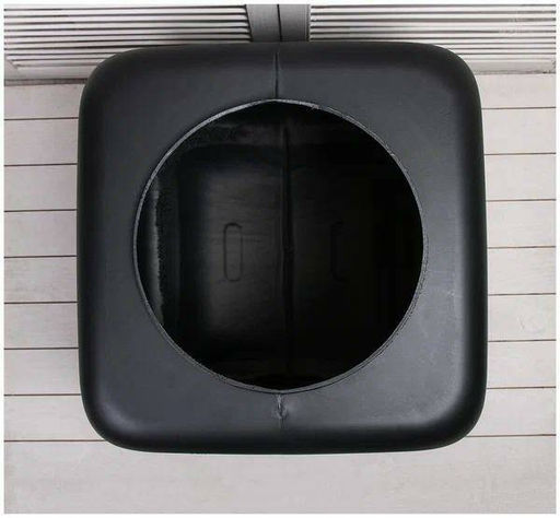 Бак для душевой 100 л. (квадрат.) черный М3271