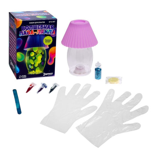 Набор для опытов Волшебная лава-лампа - Эврики фото 2
