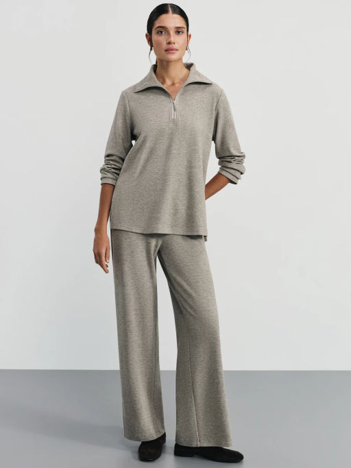 Джемпер с воротником на молнии / Zarina