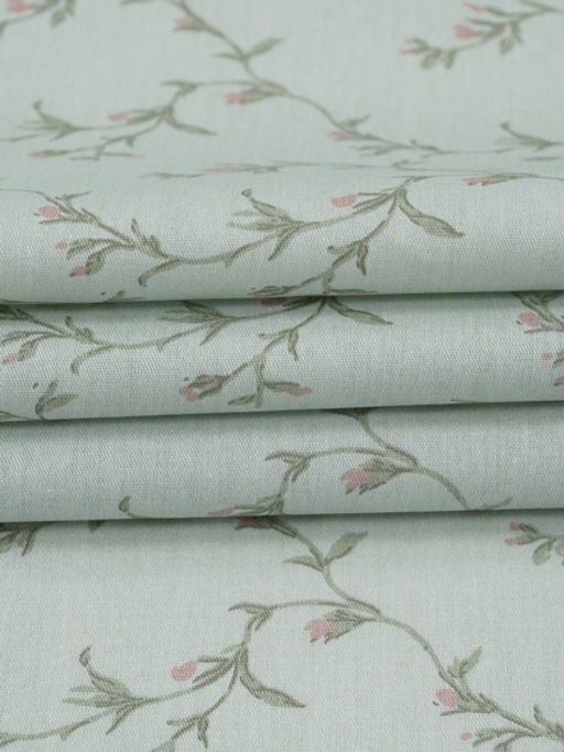 Сатин Элегия цветения - бутончики, (комп), ш.2.35м, хлопок-100%, 110гр/м.кв - Купава фото 7