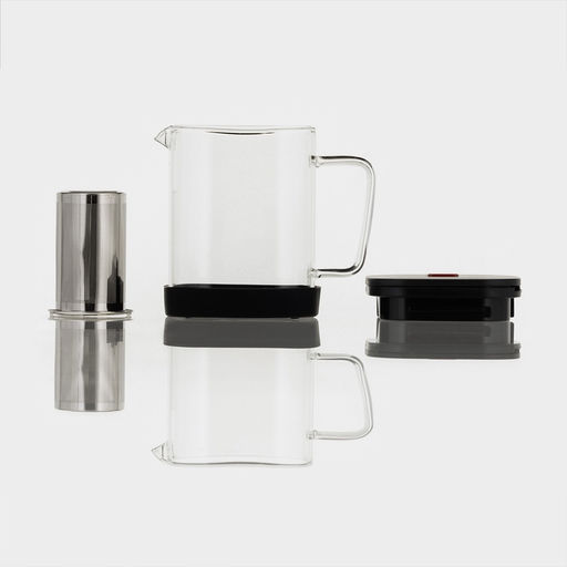 Заварочный чайник Хюгге, 600 мл, с металлическим ситом, стекло, чёрный - Simaland фото 4