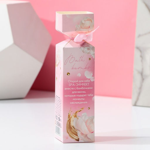 Набор бомбочки для ванны ЧИСТОЕ СЧАСТЬЕ 8 Марта, 3х40 г