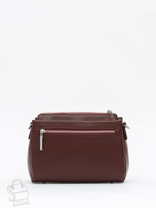 Сумка женская кожаная 1025C burgundy red Polina&Eiterou в Новосибирске