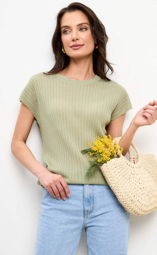 Джемпер жен. к/р F-89000 olive - Fine joyce фото 10