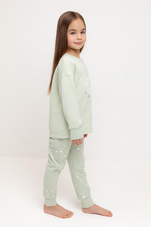 К 1567/морская пена,овечки пижама дет