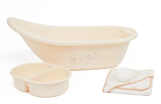 mothercare / Набор: ванночка, таз, полотенце, салфетка, спонж