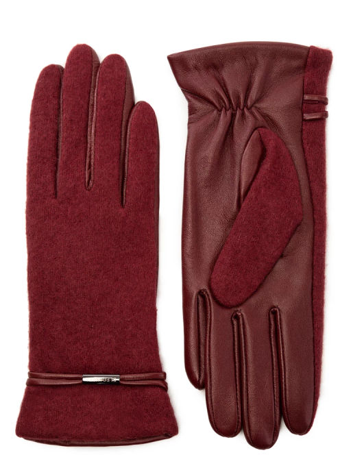 Перчатки женские 100% ш TOUCH IS0150 bordo - Eleganzza фото 4