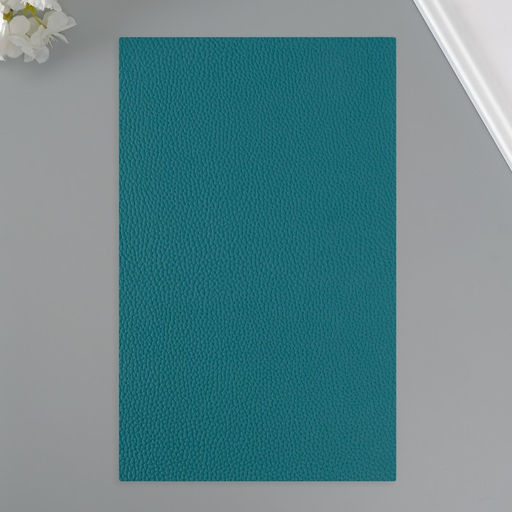 Лист для творчества искусственная кожа «Рисунок Личи», тёмно-зелёный лист 33×20 см, толщина 1 мм