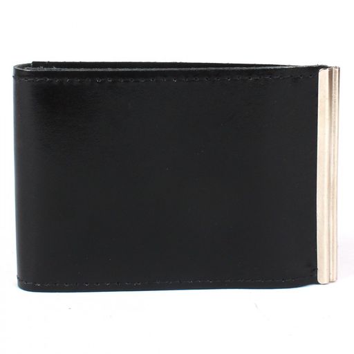 Зажим для купюр Croco-зк-300 (карм на мелочи, 2 кнопки) натуральная кожа черный шик (1) 205853  фото 2