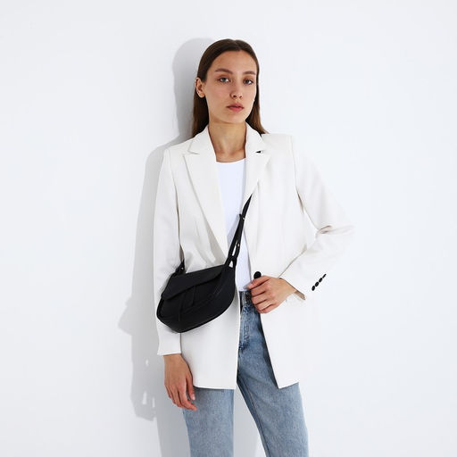 Сумка из искусственной кожи, 20х16х8.5 см, чёрный цвет - Nazamok фото 7