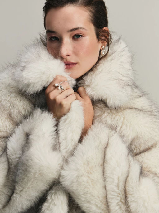 Шуба из искусственного меха / Zarina  фото 3