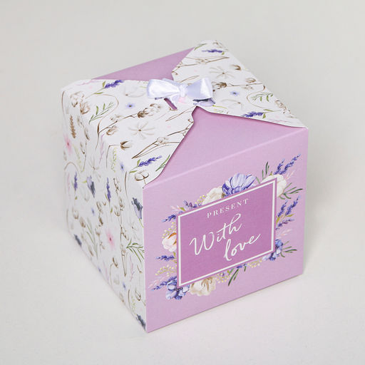 Коробка складная With love, 12 12 12 см - Дарите счастье фото 4