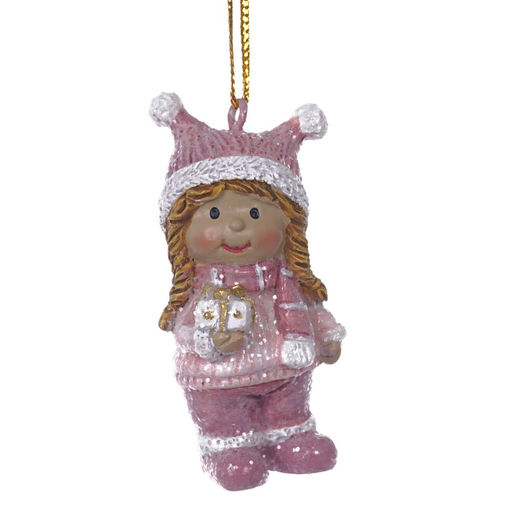 Фигурка декоративная подвесная "Дети", L3 W2,5 H6,5 см, 2в.