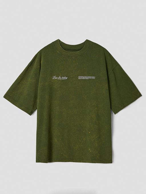 Футболка мужская оверсайз с обработкой эйсид - Mark formelle фото 4