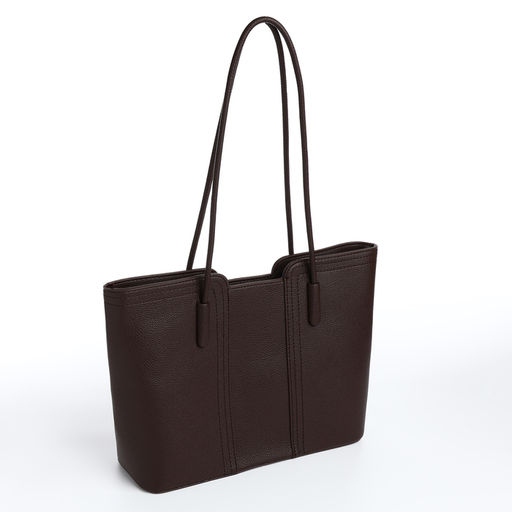 Сумка жен 33*11*25, отд на молнии, шоколадный - Simaland фото 2