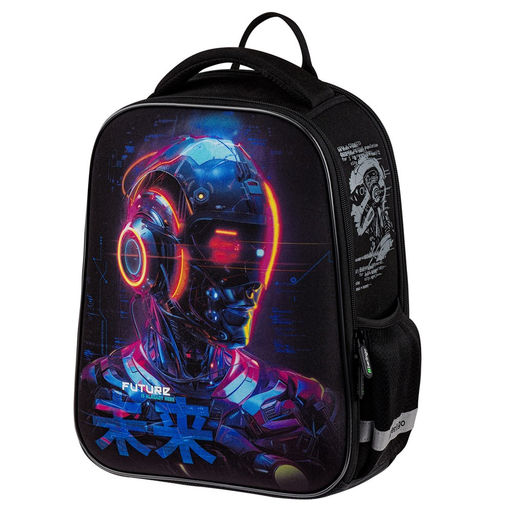 Рюкзак Berlingo Expert Mini "Cyberpunk" (RU-EXM-1107) 36*27*14см, 2 отделение, 2 кармана, анатомическая спинка