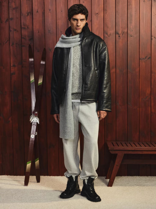 Дубленка из экокожи / Zarina