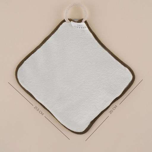 Мочалка массажная SL Home «Ортика», бамбуковое волокно, 21×20.5 см, серая