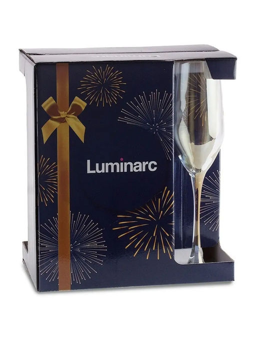 Набор Бокалов для шампанского СЕЛЕСТ 160мл ЗОЛОТИСТЫЙ ХАМЕЛЕОН 6шт арт.P1636 /Люминарк/ - Luminarc фото 3