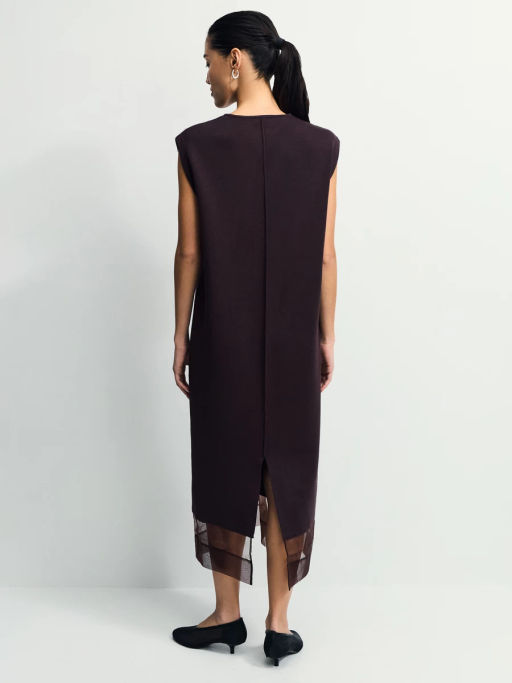 Платье миди с вискозой в составе / Zarina  фото 5