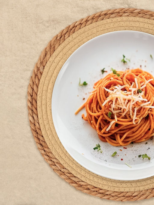 Салфетка плетёная сервировочная «Доляна. Мэг», 38×38 см, бежевая