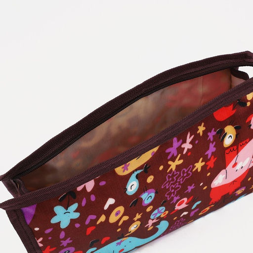 Косметичка на молнии, цвет коричневый - Simaland фото 3