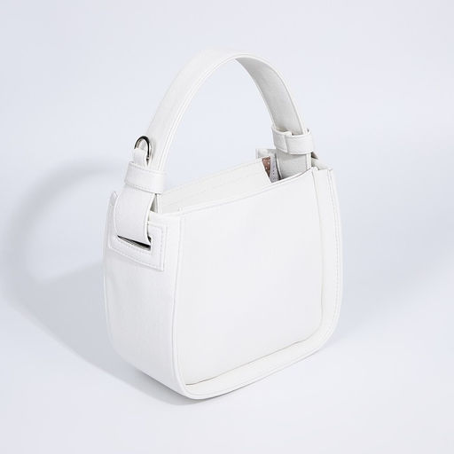 Сумка-тоут TEXTURA на молнии, цвет белый  фото 2