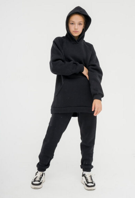 257Н Костюм утепленный, черный - Knitka wear фото 7