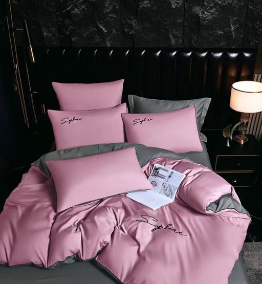 КПБ Candies однотонный с вышивкой на резинке по кругу CANOVR004 1.5 спальный