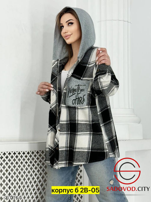 Рубашка женская с капюшоном - Bruno фото 7