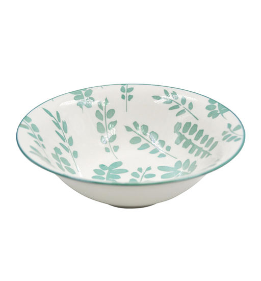 Салатник 7" 590мл, 18см Lavenir "Весенний сад" гладкий край фарфор арт. с7-3211 (108283)