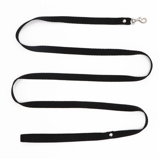 Поводок капроновый, 120 х 1,5 см, чёрный - Пижон фото 3