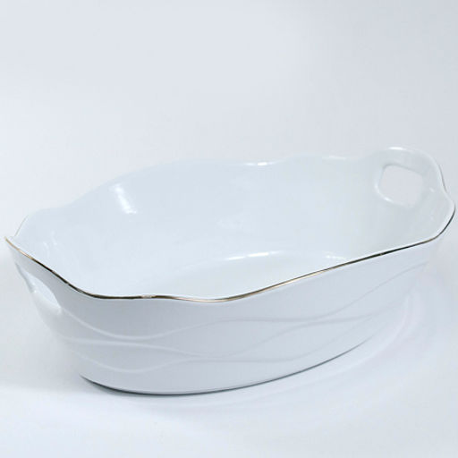 90043-332 Блюдо сервировочное для подачи керамика 32х21х8,5 LR (х8)