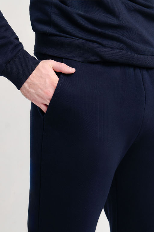 Арт. 62902 Брюки мужские с начесом 48-56 (5 шт) Цвет:темно-синий - Идеал фото 5