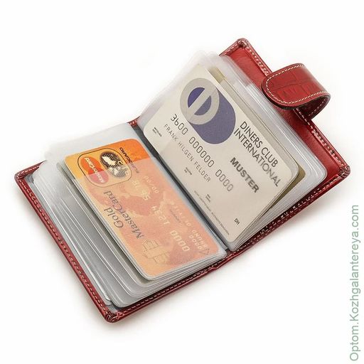 Женская кожаная визитница Sergio Valentini СВ 8134-010  фото 6