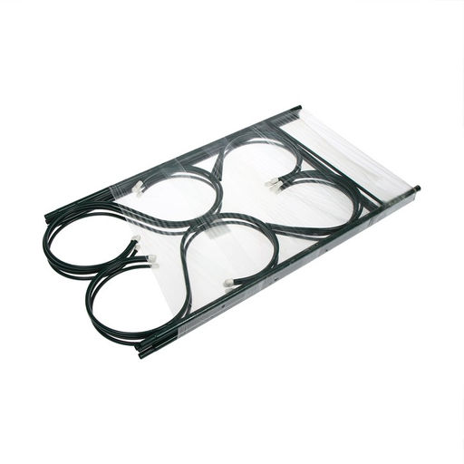 Арка садовая, 230×120×51 см, для вьющихся растений, металлическая, зелёная