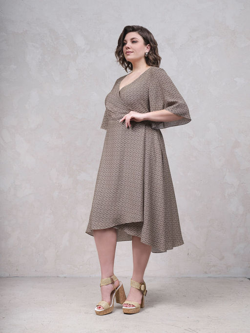 Платье Avanti 1618 серый/черный - Mira fashion фото 227