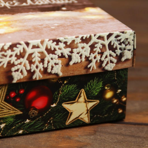 Цена за 5 шт. Коробка складная, крышка-дно Исполнение желаний 20 х 20 х 6 см - UPAK LAND фото 3