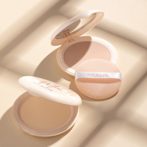 FOCALLURE Пудра для лица Covermax Two way cake Pressed Powder тон 03, 6,8 г  фото 5